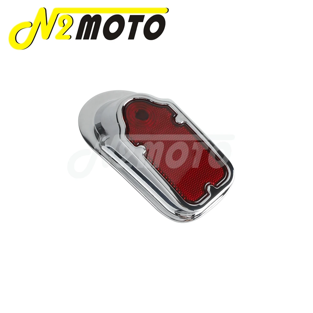 Motorcycle LED Integrated Tail Light Red Tombstone Rear Fender Brake Taillight Universal For Suzuki M109R Harley Kawasaki Yamaha