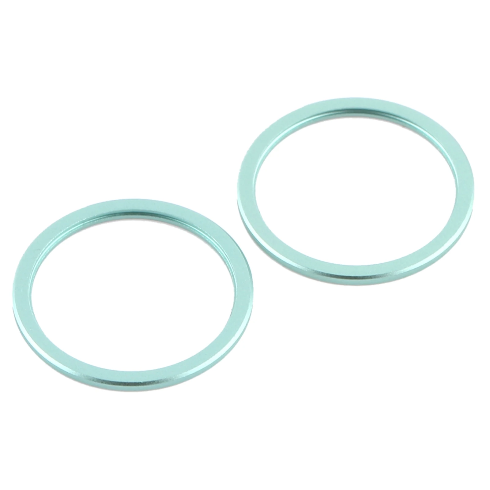 2 PCS Rear Camera Glass Lens Metal Protector Hoop Ring for iPhone 12 Mini