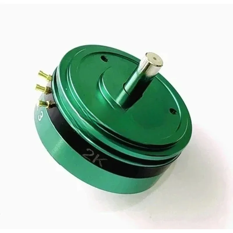 CPP45B Double Output Shaft 6Mm Precision Conductive Plastic Potentiometer 1K 2K 5K 10K 20K 500Ω Green Detector Angle Sensor