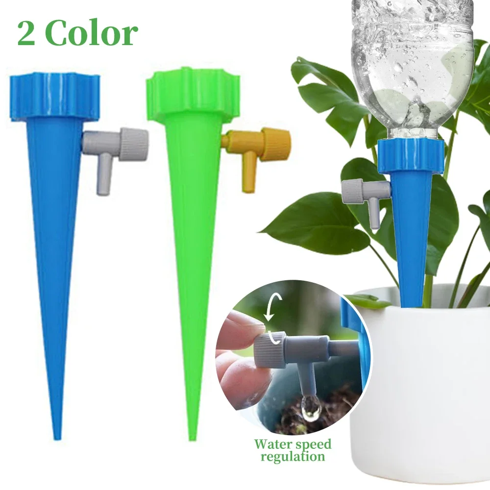 

Automatic Drip Irrigation System Adjustable Flower Plants Self Watering Spikes Plant Watering Device Garden Plants Gadgets