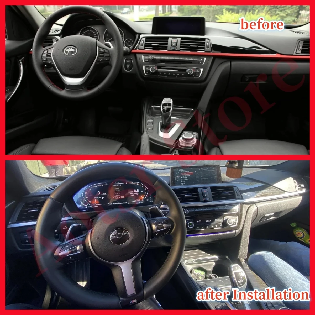 Instrumento de clúster Digital para coche, piezas de tablero de velocímetro LCD, 12,5 pulgadas, para BMW Serie 3, 4, F30, F31, F32, F34, F35, F36,