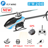 FLY WING FLYWING FW200 H1 V2 Gyro RC 6CH 3D Smart GPS RC Helicopter RTF Self Stabilizing 3D Brushless Direct Drive