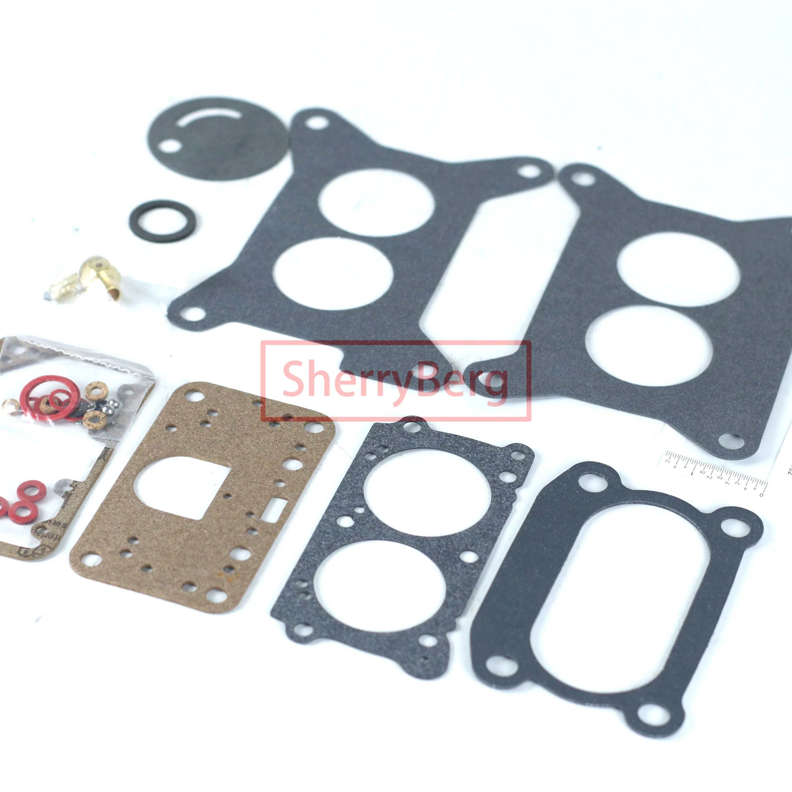 Kit de Reparación y Reconstrucción de Carburador SherryBerg para GM FORD Performance 2 BBL Modelo 2300 4412 7448 80787-1 80583-1