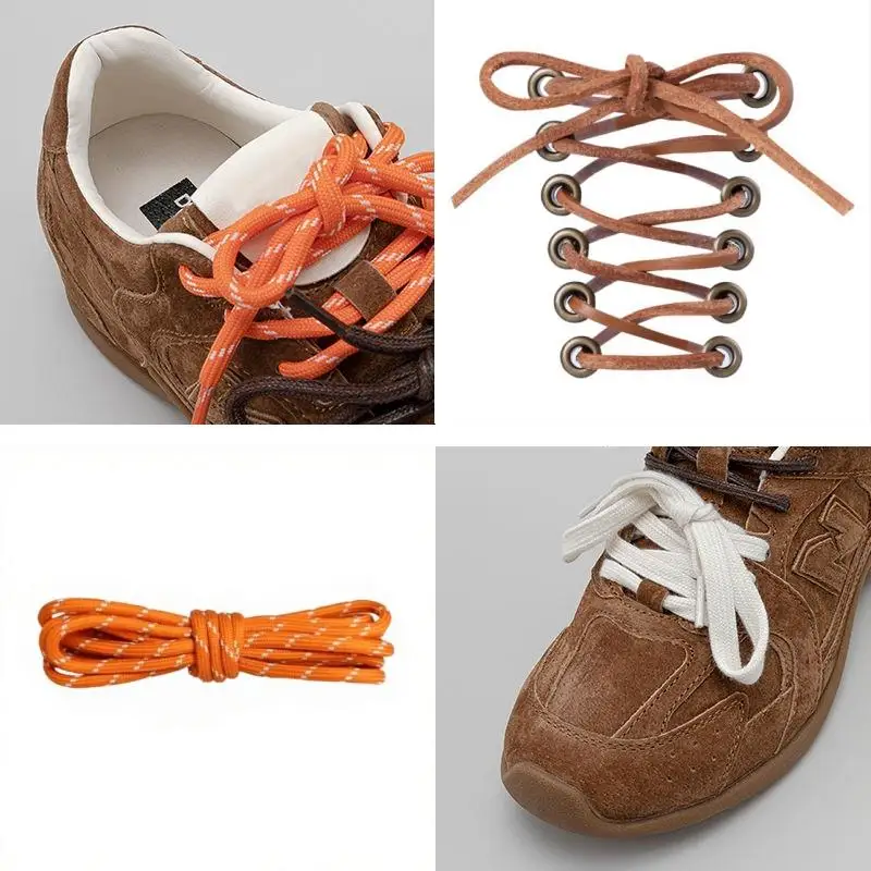 

Pu Leather Shoe Laces Combination Miu Training Shoelaces Classic Training Shoe Laces Creative DIY Casual Individual Shoe Strings