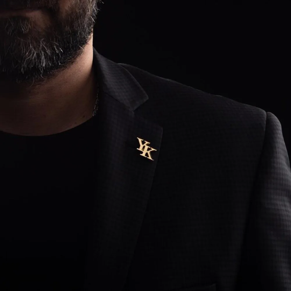 

Initial Name Lapel Pin - Letters Lapel Pin - Custom Initials Lapel Pin - Groomsmen Gift - Wedding Gift - Christmas Gift for Him