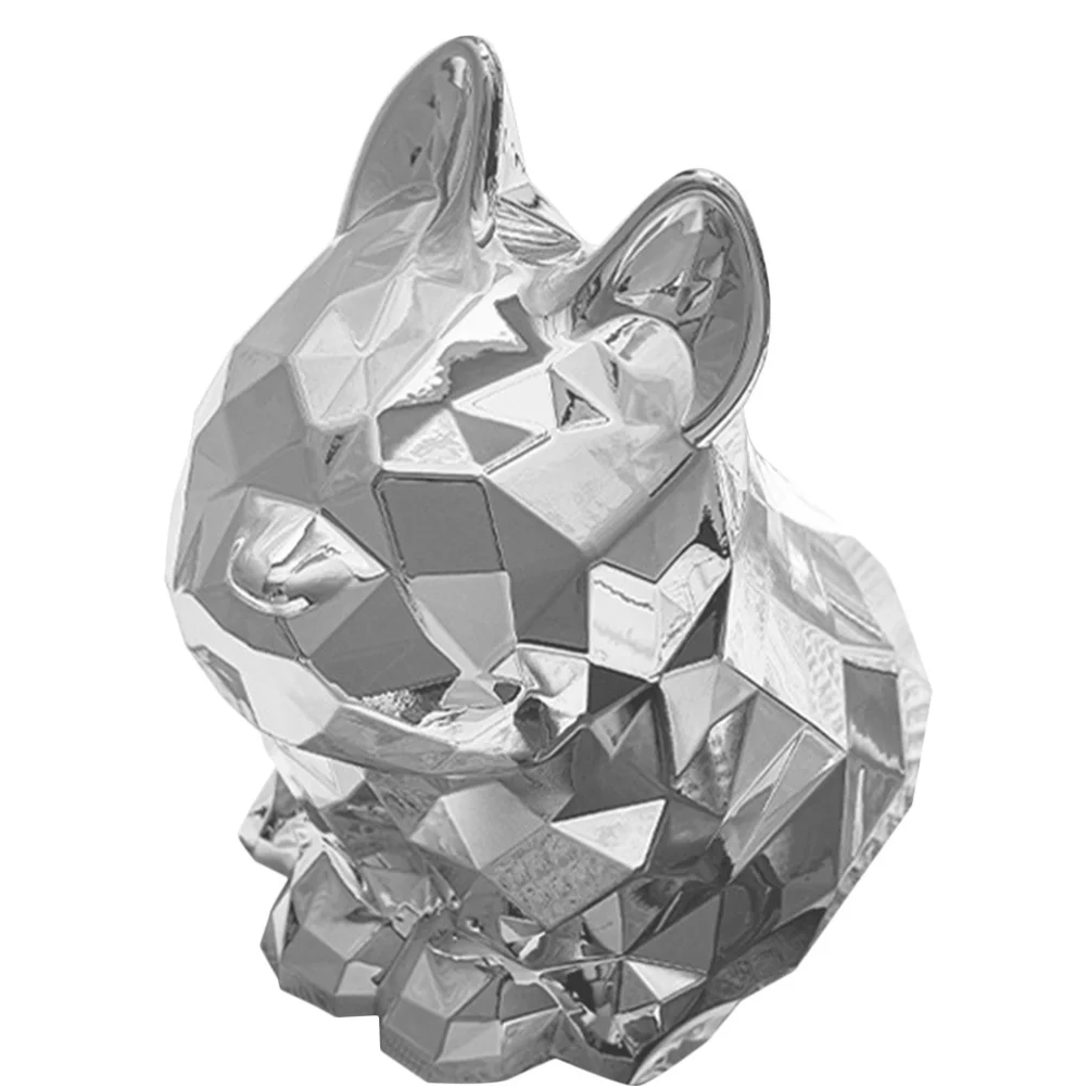 

Artistic Paper Tissue Holder Dog Shape ABS Tissue Box Desktop Decorative Napkin Organizer Storage Case for Home Car