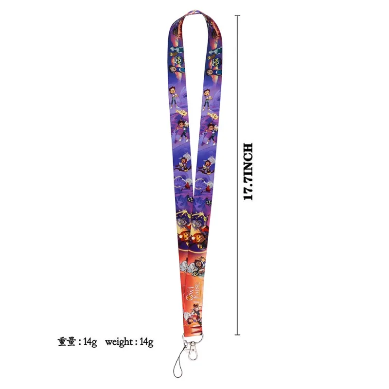 Cartoon The Owl House Series Phone Lanyard Fantasy Adventure Anime Creativity Cute Double-sided Printing Lanyard Keychain - view 6