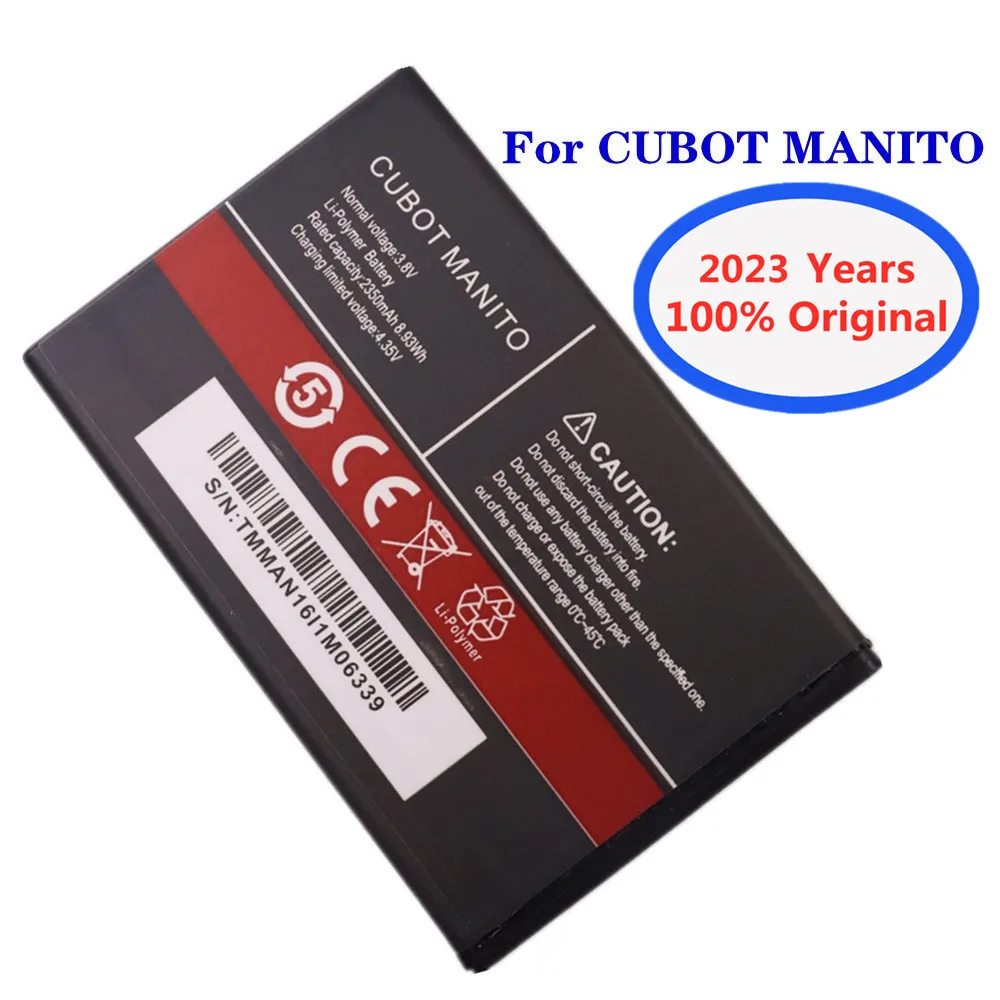 

2023 New 2350mAh MANITO Original Battery For CUBOT MANITO Phone Replacement Batteries In Stock + Tracking Number