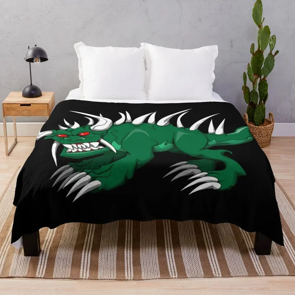 

Hodag Throw Blanket bed plaid Thermal Blankets