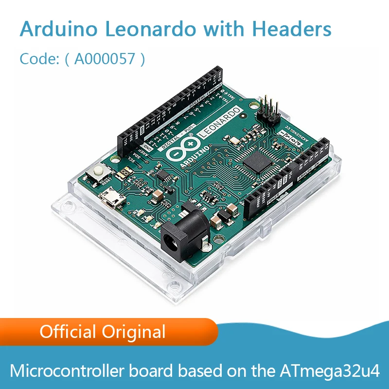 Original Arduino Leonardo A000057,Arduino Leonardo without Headers A000052