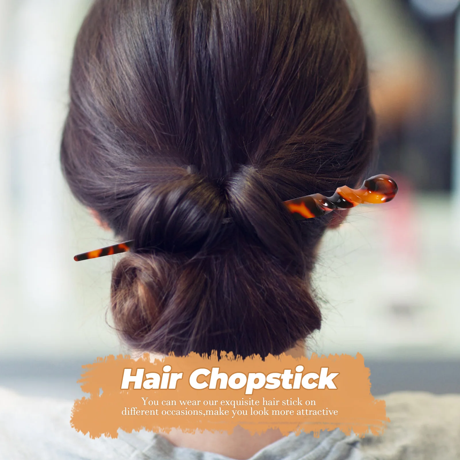 

4pcs Vintage Stick Chinese Chopstick Bun Holder Retro Styling Tool For Women Long Hair Buns Durable Decorative Accessories