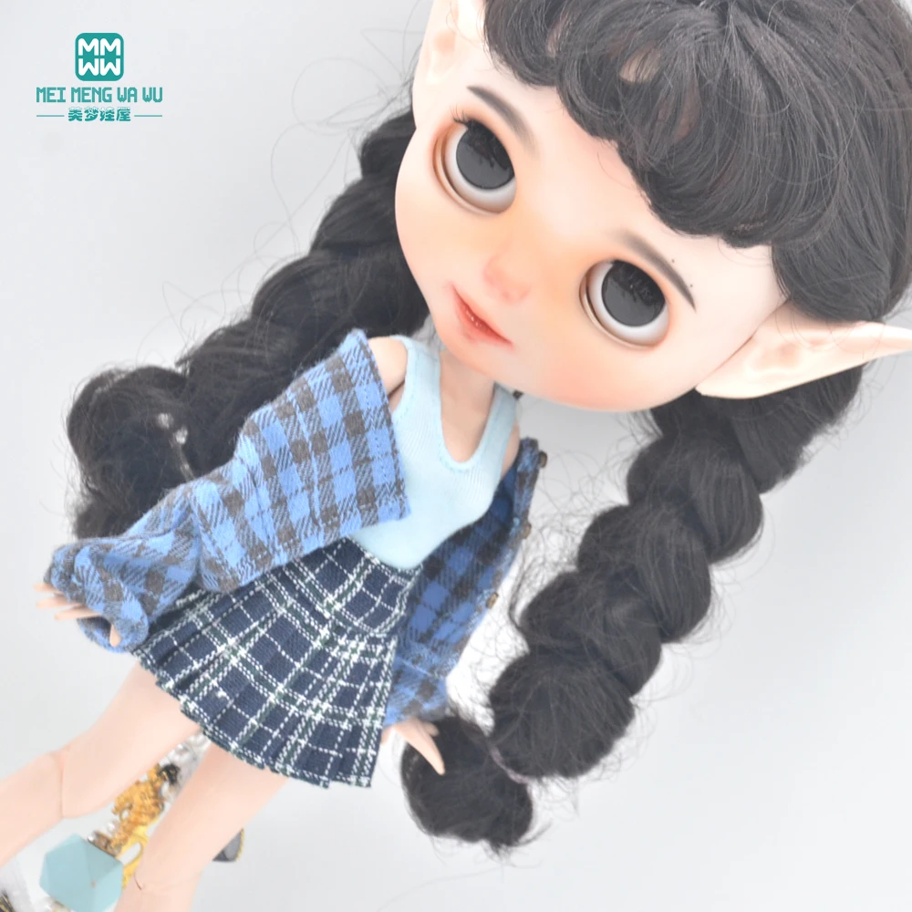 Ropa Blyth para muñeca Azone OB22 OB24, abrigo de lana a la moda, juguetes, regalos, 28-30cm