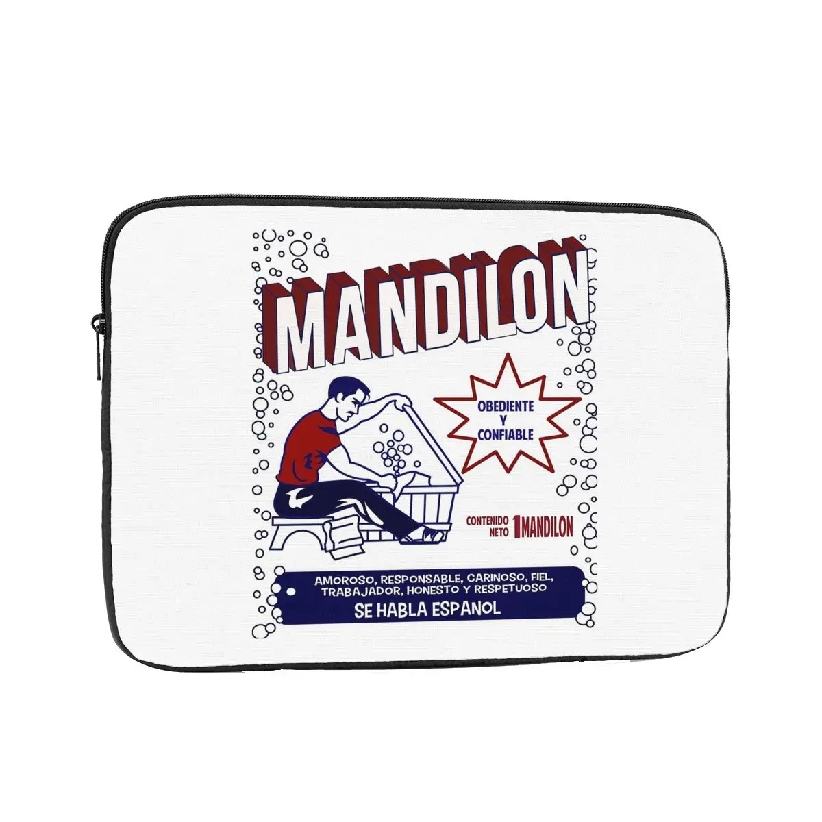 

El Mandilon Funny Mexican Dad Laptop Sleeve Cover Bag 10 12 13 15 17 Inch Notebook Bag Sleeve Tablet Shockproof Case Bag