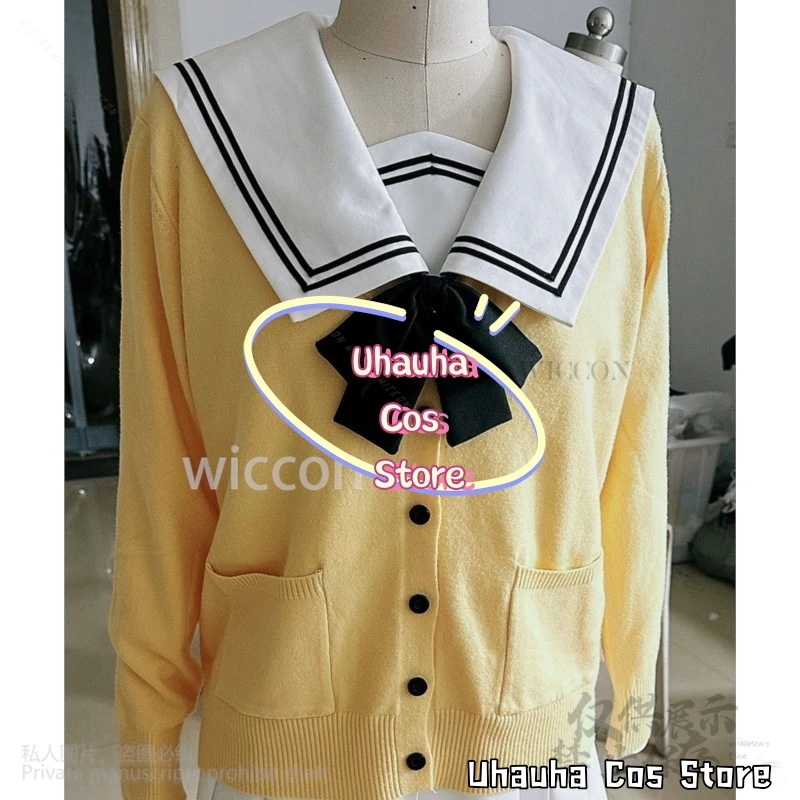 أنيمي Galgame تأثيري أنت وأنا وها: قصة حب زي Muko Aoi MIYUKI JK زي مدرسي سترة فستان الفتيات مخصصة