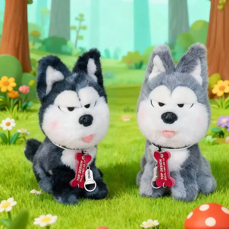 أحدث لطيف يجلس دمية أجش Kawaii محشوة ألعاب من نسيج مخملي دمية الكرتون أنيمي لطيف وسادة الأطفال هدية عيد ميلاد دمية عيد الميلاد #6