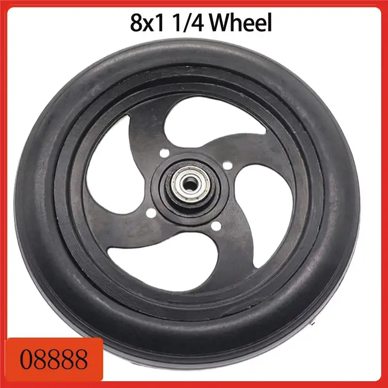 8-Zoll-Rollerreifen-Ersatz 8x1 1/4 Aufblasbares Schlauchrad Kompatibel mit 8-Zoll-Rollern