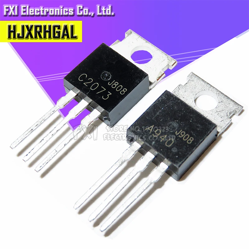 5 par 2SA940 2SC2073 A940 C2073 audio para rury TO220 oryginalny autentyczne