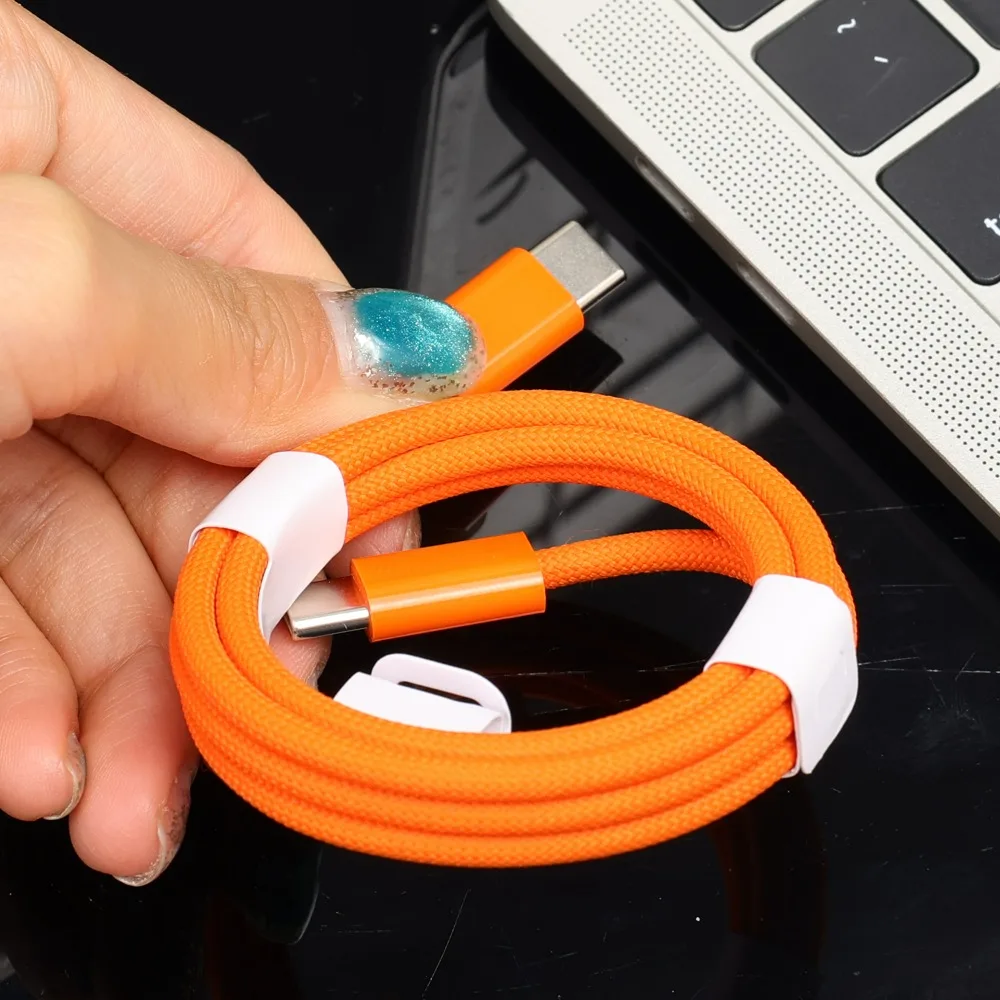 1/2/3 متر 60 واط كابل شحن سريع كابل نقل بيانات نوع C إلى Type-C آيفون 17 برو ماكس USBC إلى C سلك كابل الحبل آيفون 15 16 17 #6