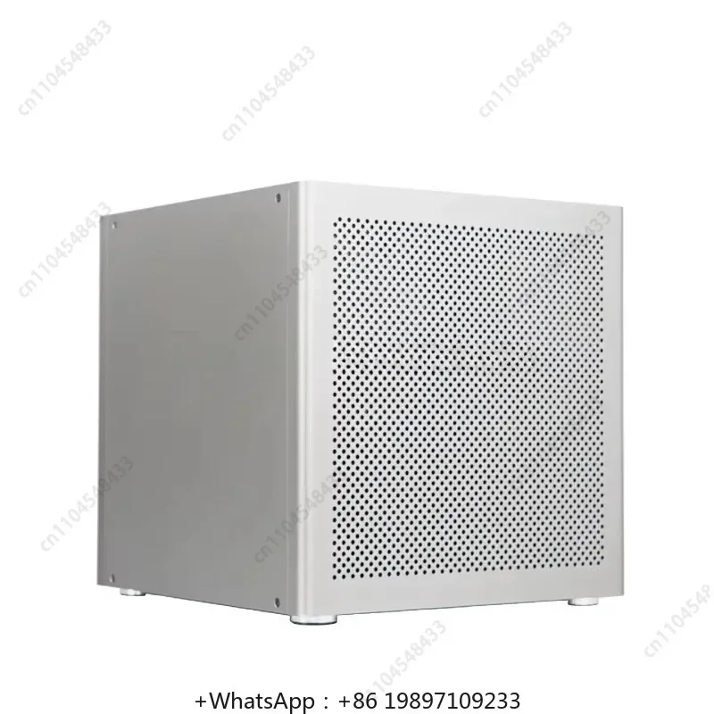 Yufu 6 Disc NAS Chassis 2mm Anodized Aluminum MATX Main Board ATX Power Supply Flying Niu Qunhui UNRAID USB Front Port Cool