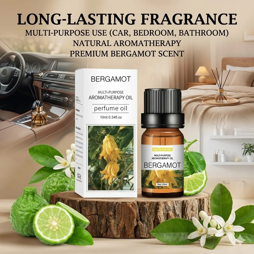 10ml Pure Natural Plant Essential Oil Aromatherapy Oil for Bedroom Bathroom Car Air Freshener Fragrance Oil Aromatic Oil - view 4