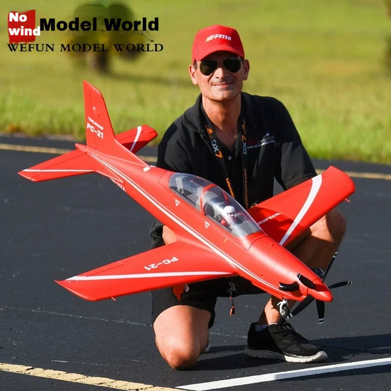 FMS  Rc Airplane 1100mm Wingspan Pc -21 Pilatus Fixed Wing Remote Control Aircraft Model For Hobby Flight Training