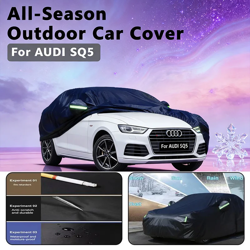 

All-Season Car Cover for AUDI SQ5 - Outdoor Full Protection, Waterproof Dustproof Heat-Resistant