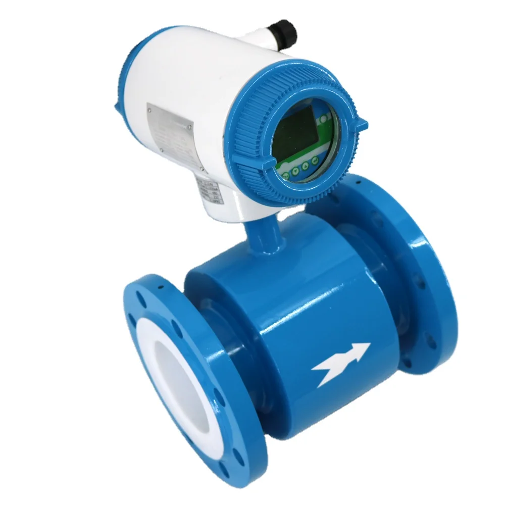 DN100MM Electromagnetic Flow Meter Flowmeters for Pipe DN10~ DN600 Flow Range(m3/h):2.8274-282.7350