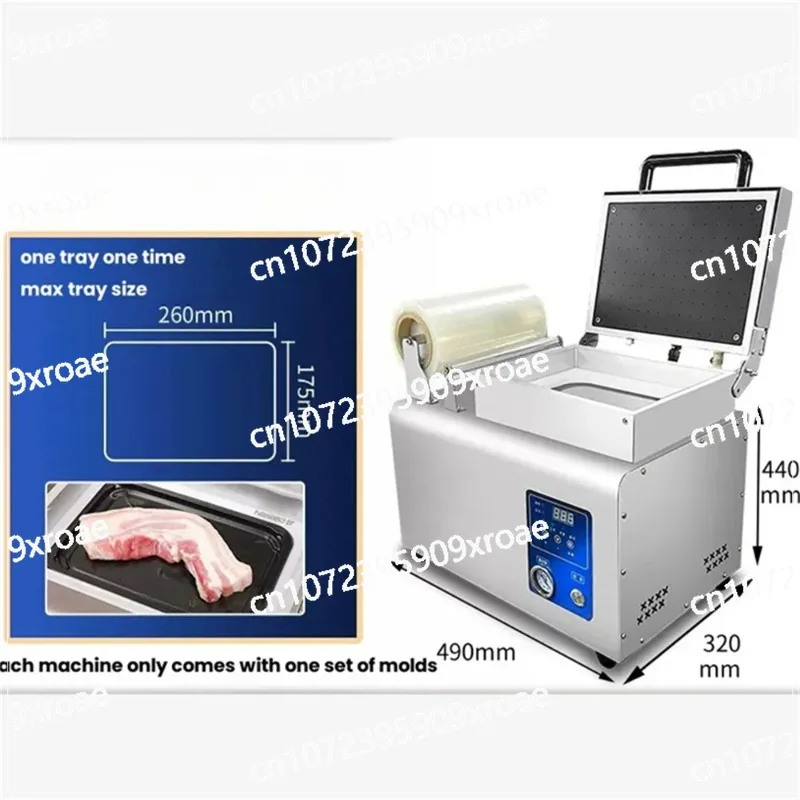 

Handmade Food Fresh Meat Vacuum Leather Packaging Machine Food Tray Sealing Machine