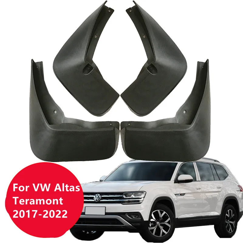 Car Splash Guards Mudguards for Volkswagen VW Teramont Atlas 2018 2019 2020 2021 2022 Exterior Tire Mud flaps Mud Guards Fenders