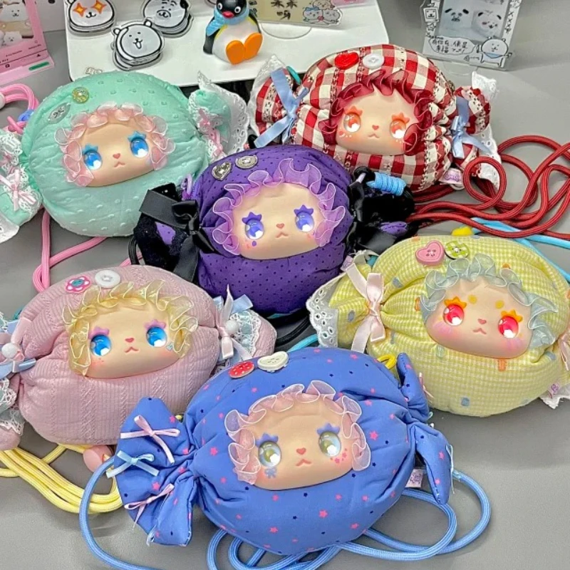 جميل إيما كاندي هاوس سلسلة صندوق أعمى اللعب حقيبة كروسبودي سر مفاجأة حقيبة Kawaii أنيمي الشكل دمية الكرتون ديكور هدية