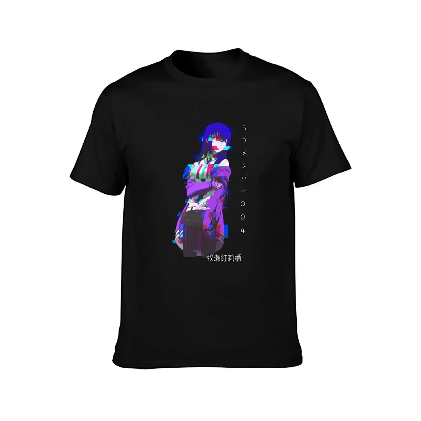 Steins Gate Kurisu Makise (A.K.A Christina) T-Shirt Fashion Graphic Tee for Men T-Shirt