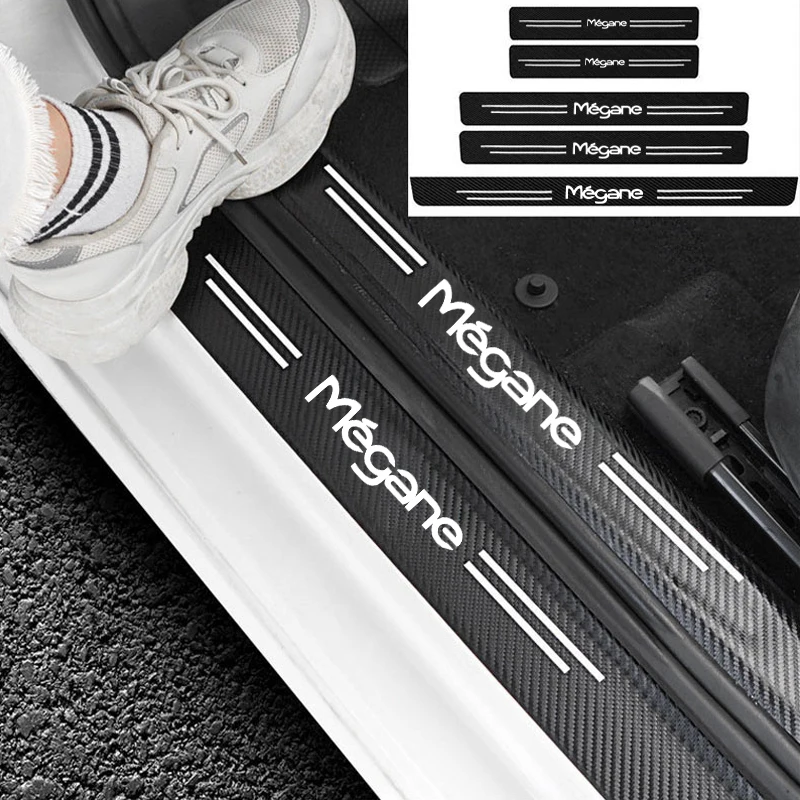 Car Stickers Door Edge Protector Car Universal Door Sill Sticker Anti Scratch Protection for renault Megane 2 3 accessories