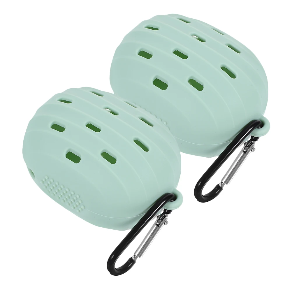 

2pcs Silicone Powder Puff Cases Portable Makeup Sponge Storage Holder Travel Dustproof Beauty Sponge Case Compact Lightweight