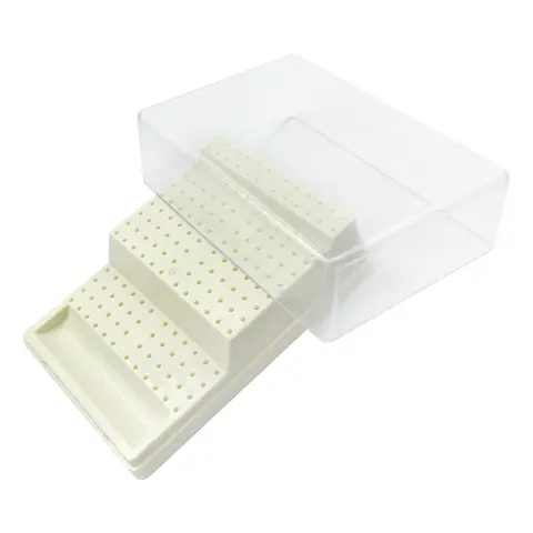 168 होल डेंटल बर ऑर्गनाइज़र प्लास्टिक बर्स होल्डर ऑटोक्लेवेबल डिसइंफ़ेक्शन बॉक्स ब्लॉक स्टेरिलाइज़र केस डेंटिस्ट्री इंस्ट्रूमेंट स्टैंड 10 best sales दंत चिकित्सा उपकरण आयोजक - №7