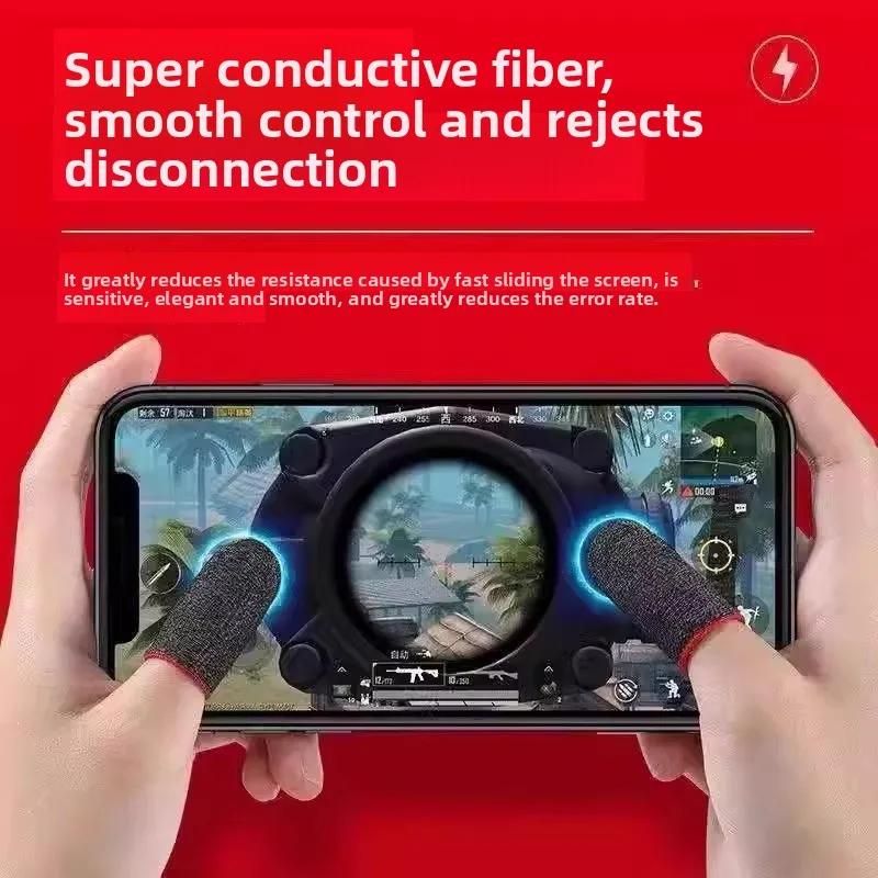 مضيف البث المباشر نفس غطاء إصبع PUBG للرياضات الإلكترونية 40 قطعة من قفازات الدجاج