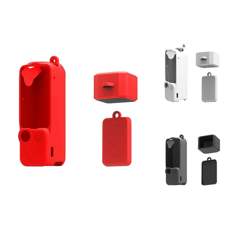 جراب سيليكون بكاميرا متعددة الوظائف لجهاز DJI OSMO Pocket3 ، عدسة مريحة ، غطاء واقي للجسم ، جديد