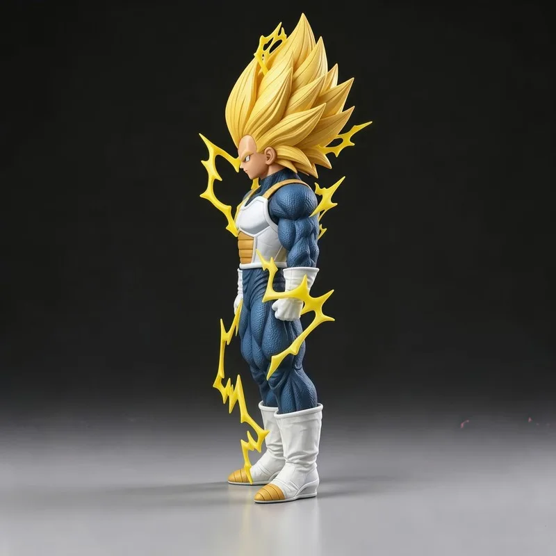 

Shengchuang Animation Super Saiyan 3 Vegeta Figure Dragon Ball 1/6 Full Painted Extra Hands Collectible Model Desktop Ornament