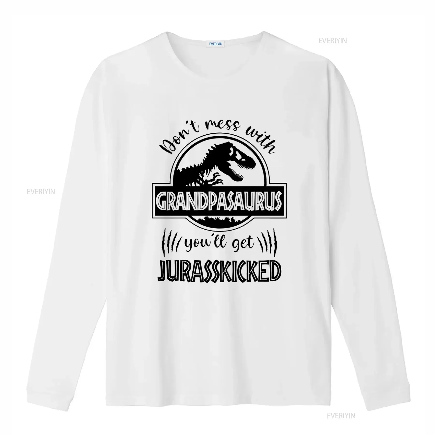 Grandpa Saurus T Shirt Grandpasaurus Dinosaur Design Perfect Family Father's Day Don't Mess with You'll Get Jurasskicked