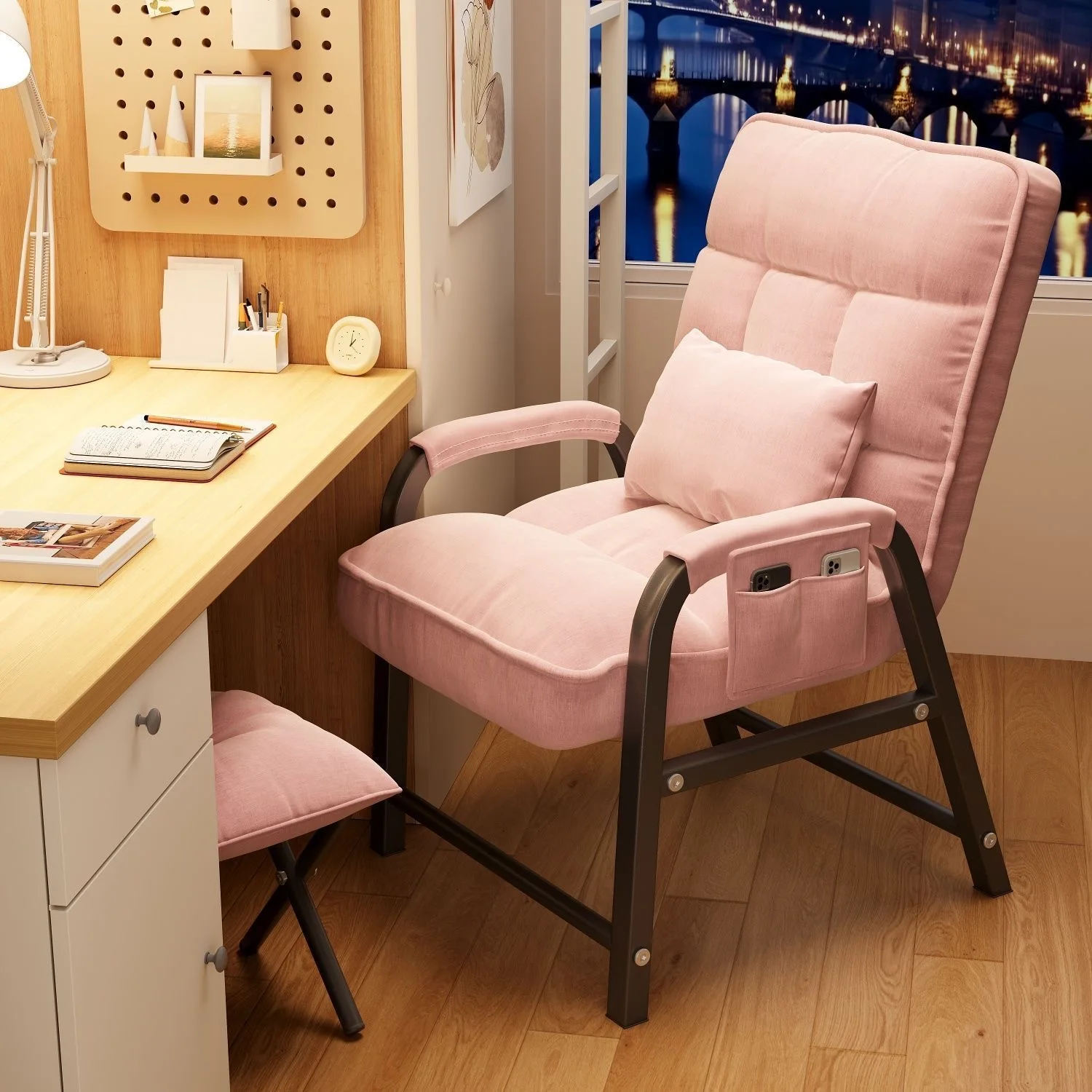 1 Set 의자 Comfortable Sedentary Office Chair Home Computer Lounge Chair Lazy Leisure  Chair Student Study Recliner Gaming Chairs