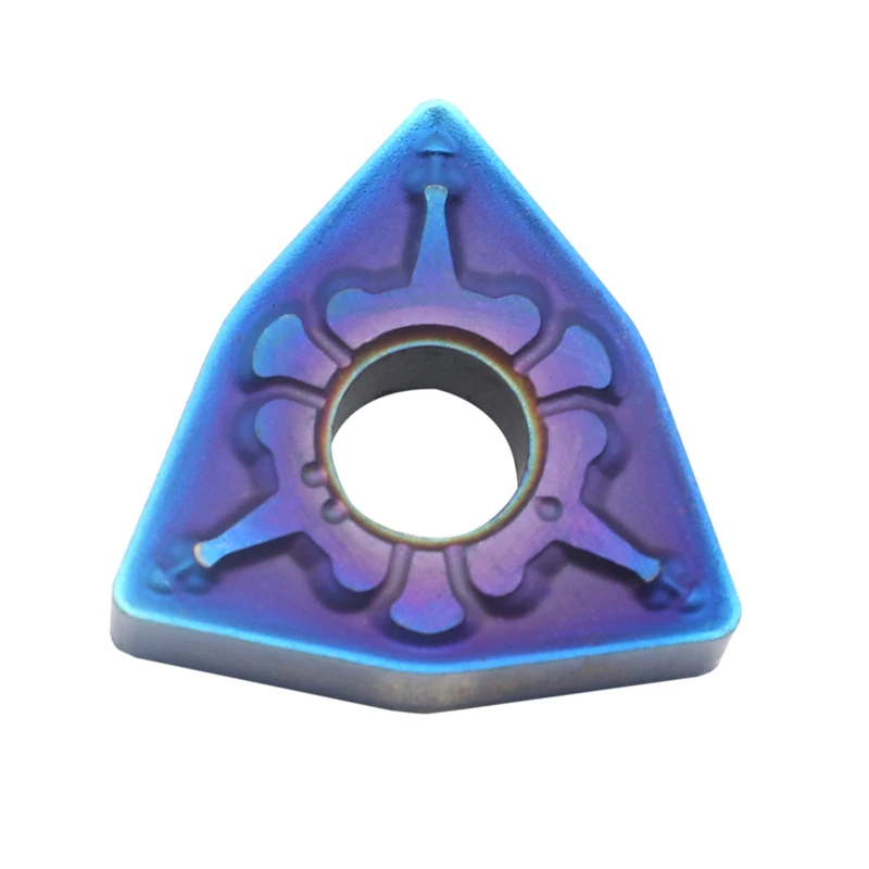 10PCS High Quality WNMG080408 TM Colorful Blue External Turning Tools Carbide Insert WNMG 080408 Metal Lathe Tools Inserts