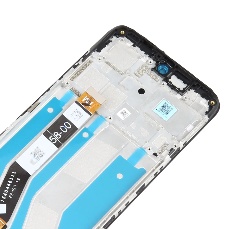 6.5-inch LCD Screen with Frame For Motorola Moto G73 5G Phone FHD+ Display and Digitizer Full Assembly Replacement Part