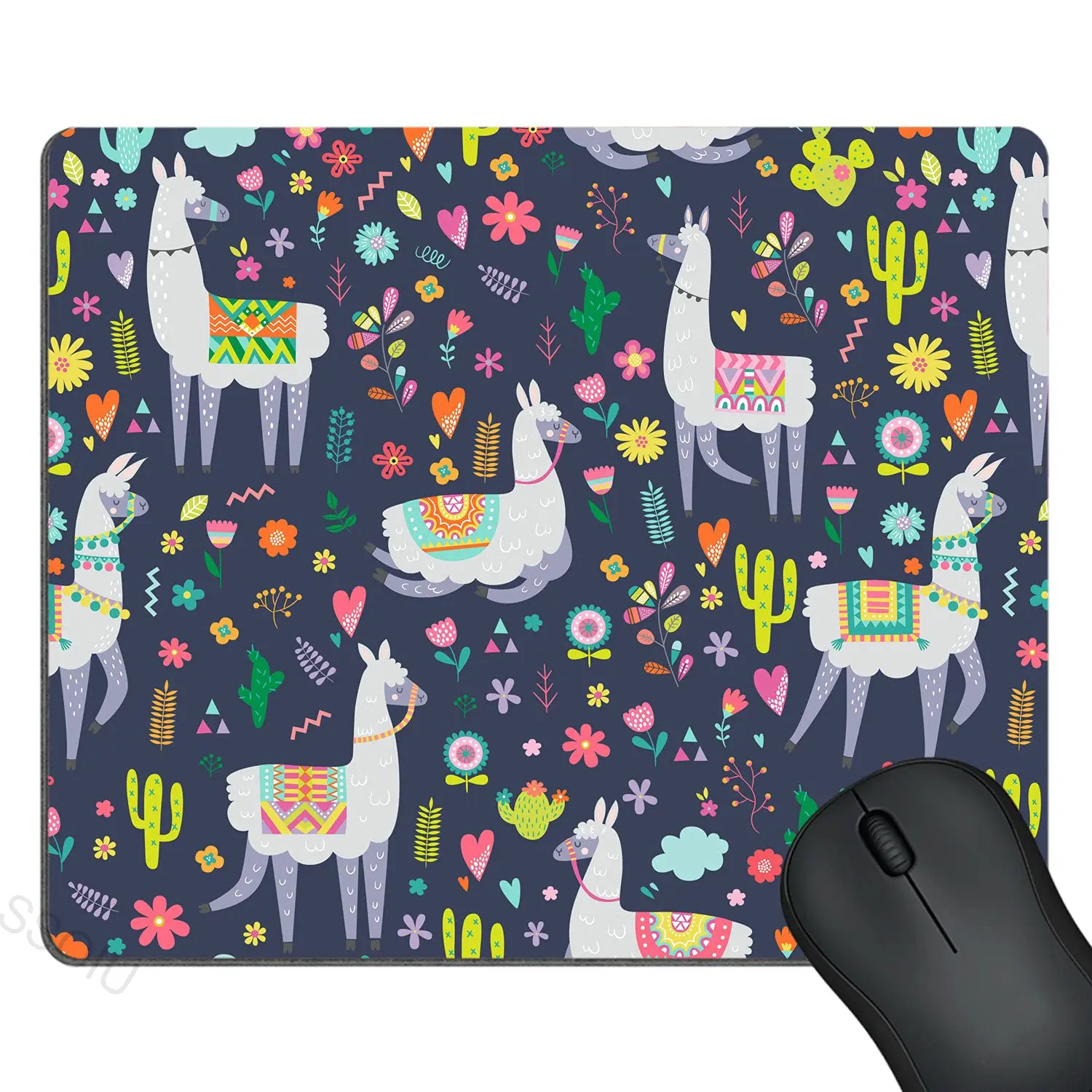 

Cute Cartoon Animals Printing Square Mouse Pads Lock Edge Gaming Mousepad Funny Mouse Mat Keyboard Mats Desk Pad 30x25cm