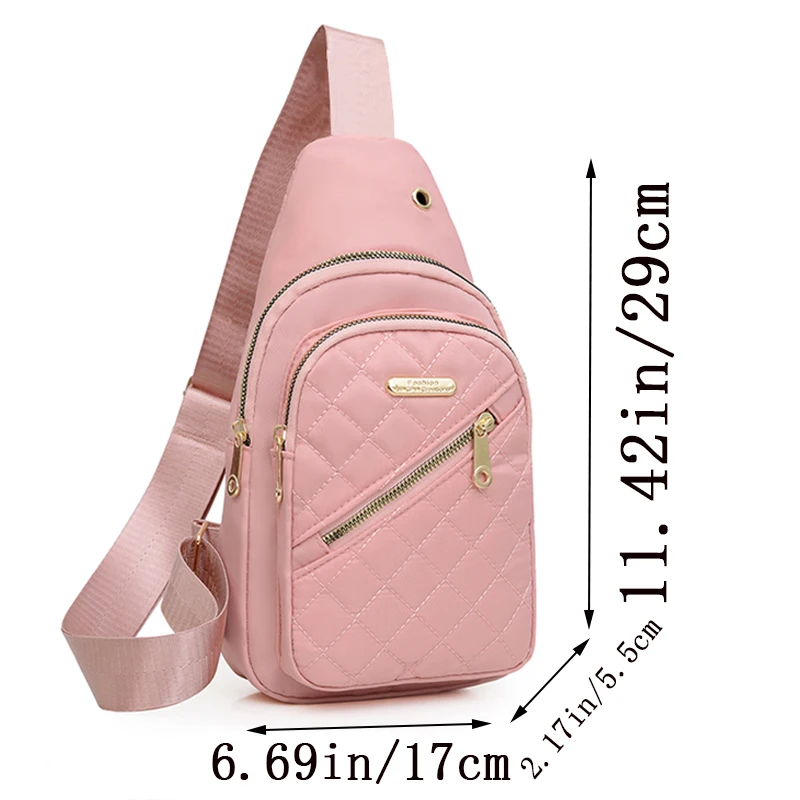 Neutraler Rucksack für Männer und Frauen, mit mehrfarbigem, schrägem Stoff und Nylon-Material. Geeignet für Reisen. – Detail 5