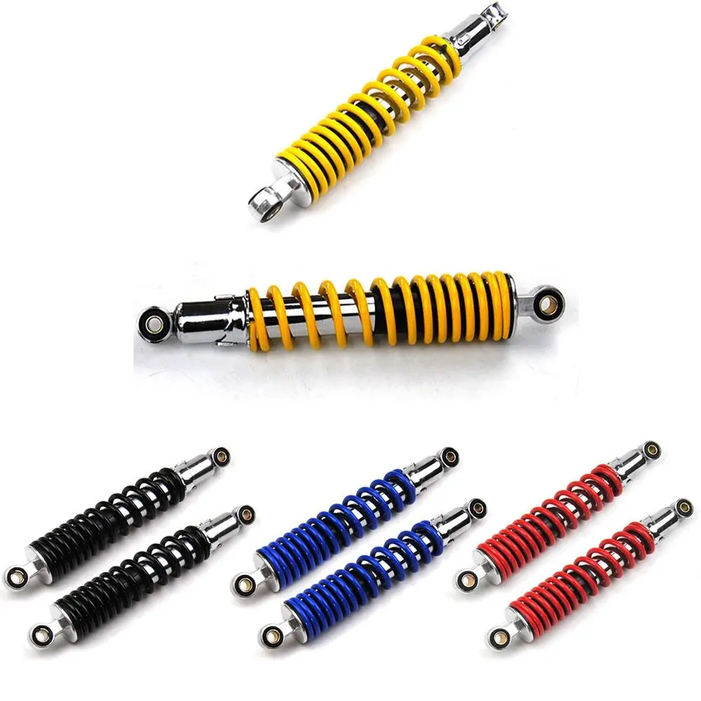 2 Pcs Load Adjusting Motorcycle Shock Absorbers Suspension Aluminium Alloy Rear Shock Absorption Rust-proof Heavy Duty