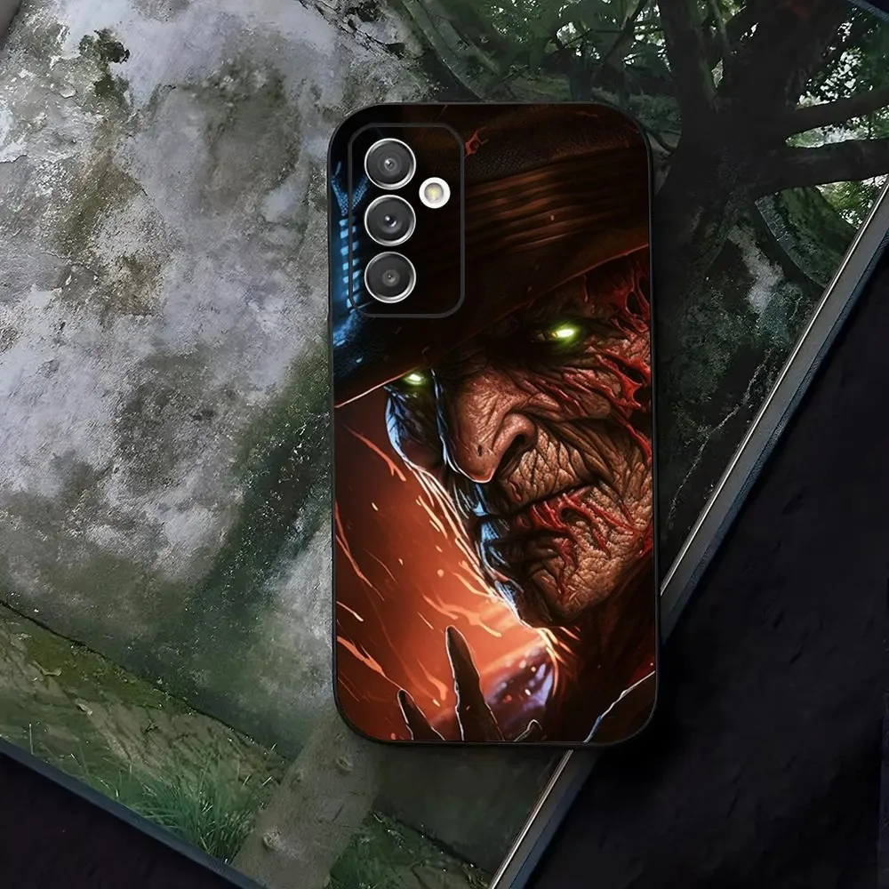 Film K-Krueger F-Freddy Horror Phone Case For Samsung Galaxy A13,A21s,A22,A31,A32,A52,A53,A71,A80,A91 Black Cover