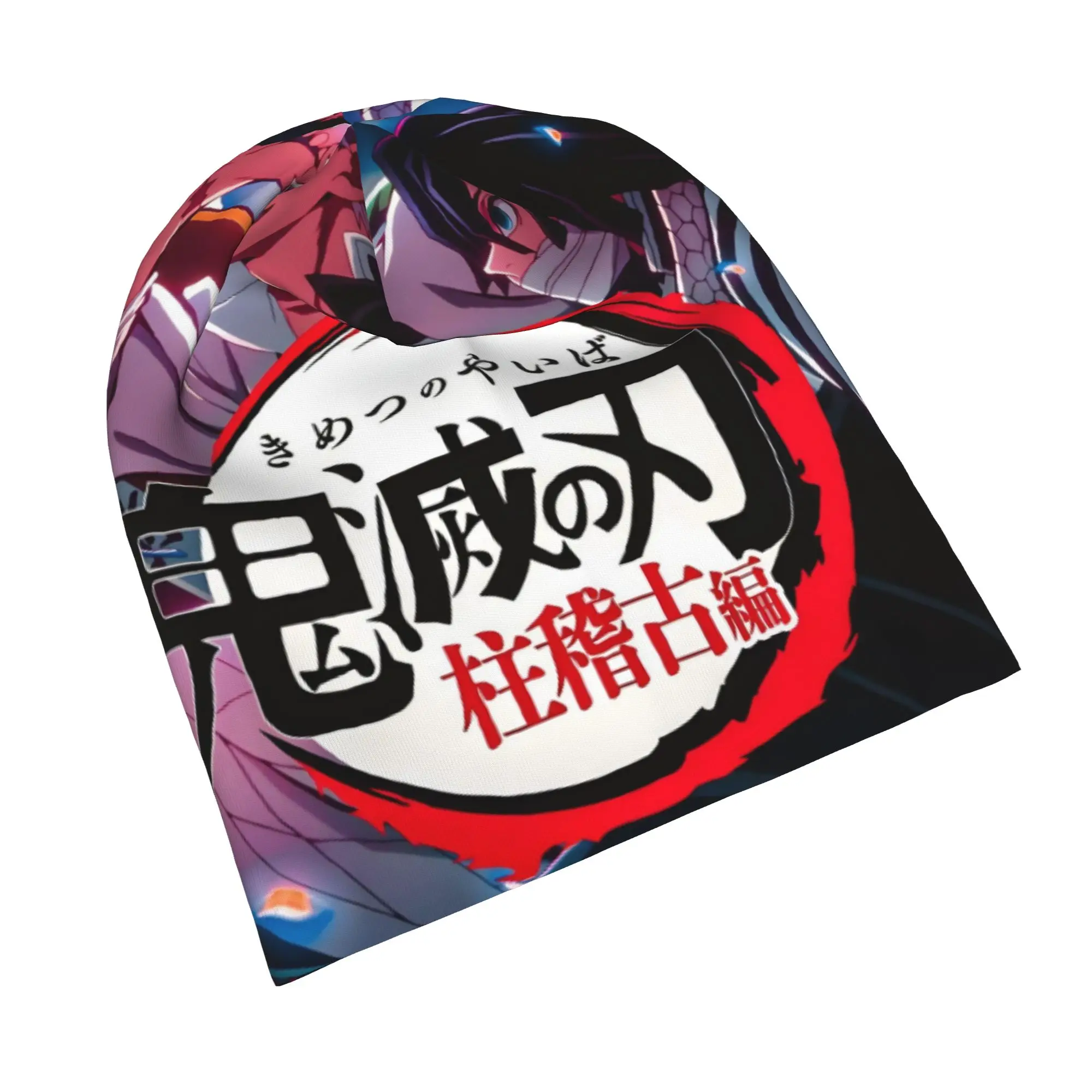 1 Piece Demon Slayer Kimetsu no Yaiba Bonnet Homme Fashion Thin Hat  Skullies Caps For Men Women Style