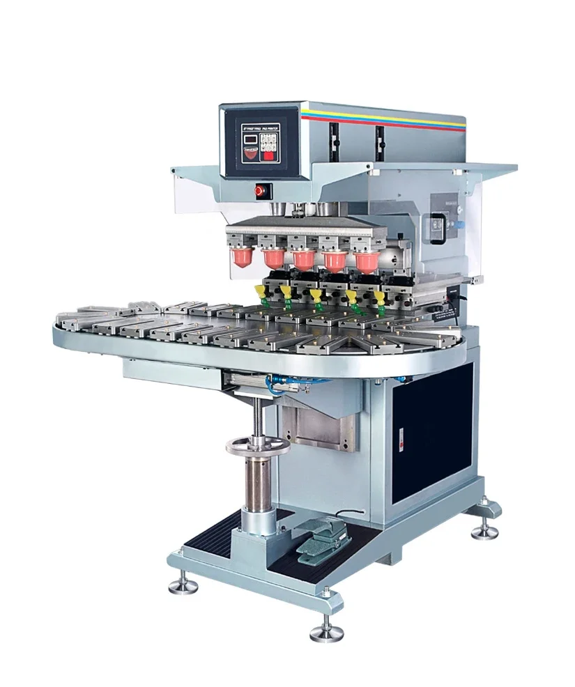 Padeen Ink Cup Five Color Tampo print Pad Printing Machine For Tampo Pad Printing Machine Pad Printer Machine