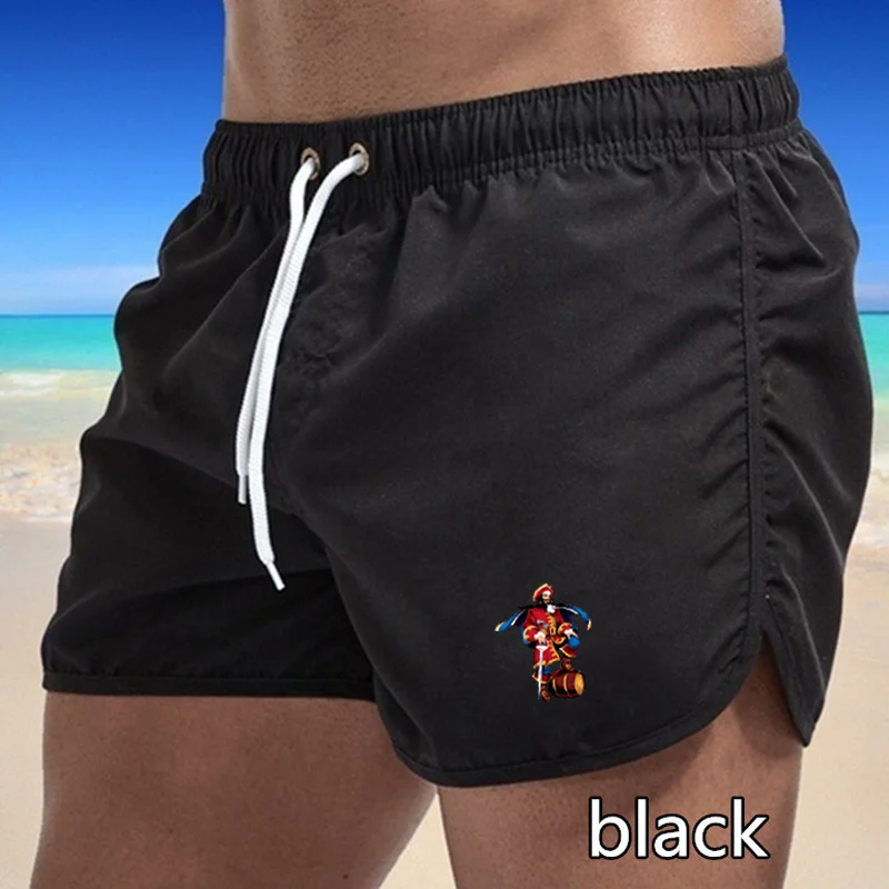 Men's quick drying beach shorts, fitness shorts summer swimsuits casual sports shorts men's swim board shorts new 2024 fashion