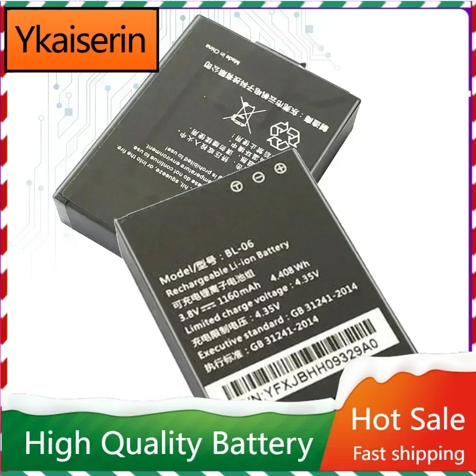 BL-06 BL06 1160Mah Battery for EZVIZ S6 S5 S2 S1C 6 5 2 S 1C Bateira Batteries + Tracking Number