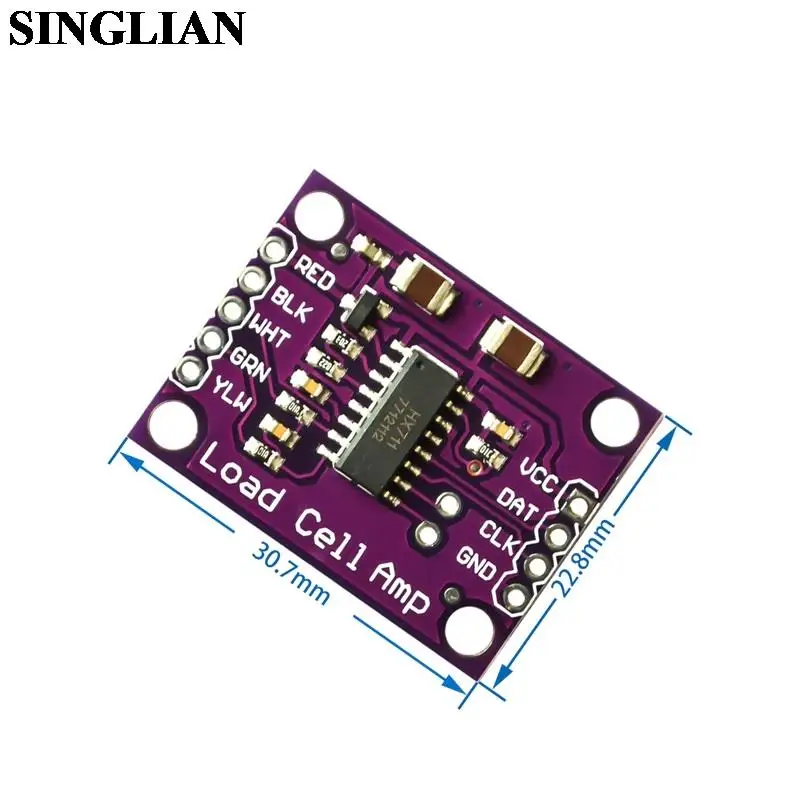 HX711 High-precision Electronic Scale Weighing Sensor Dual Channel 24 Bit A/D Converter Development Board Module